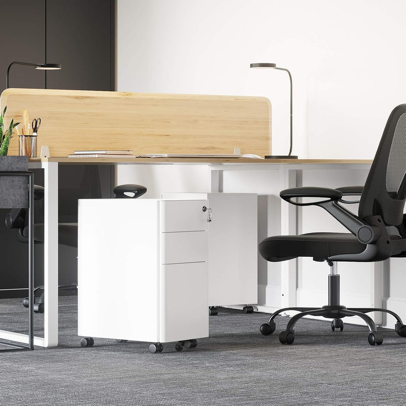 Mobile File Cabinet Office with Wheels and Lock