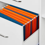 Mobile Filing Cabinet 3 Drawers 2 Shelves 66