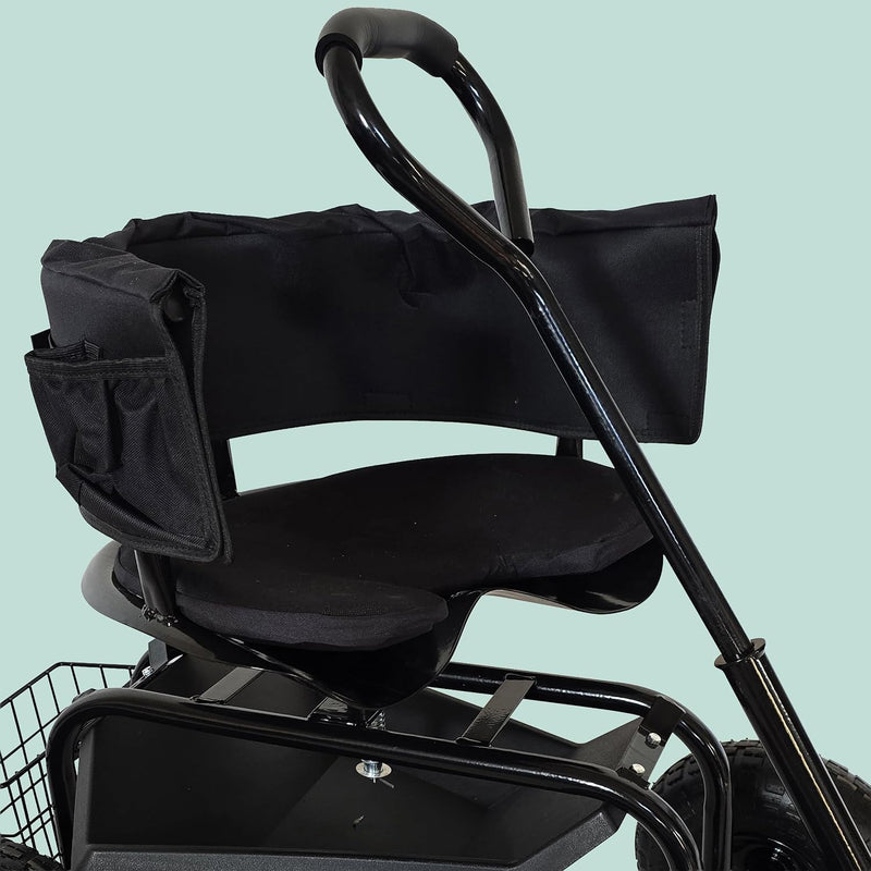 Mobile Garden Seat Height-Adjustable 150KG Storage