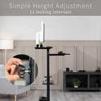 Mobile Height Adjustable Table Stand Up Desk