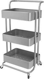 Mobile Kitchen Bathroom Office 3 Tier Serving Trolley