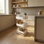 Mobile Kitchen Bathroom Office 3 Tier Serving Trolley