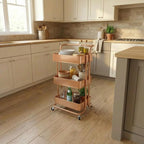 Mobile Kitchen Bathroom Office 3 Tier Serving Trolley