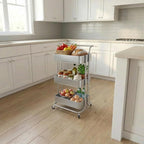 Mobile Kitchen Bathroom Office 3 Tier Serving Trolley