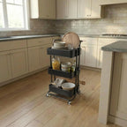Mobile Kitchen Bathroom Office 3 Tier Serving Trolley