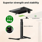 Mobile Laptop Desk 70x50CM Height Adjustable Standing