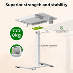 Mobile Laptop Desk 70x50CM Height Adjustable Standing