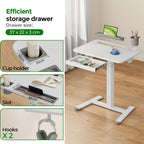 Mobile Laptop Desk 70x50CM Height Adjustable Standing
