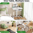 Mobile Laptop Desk 70x50CM Height Adjustable Standing