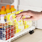 Mobile Mini Fridge Stand with Large Capacity Storage