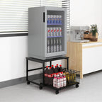 Mobile Mini Fridge Stand with Large Capacity Storage