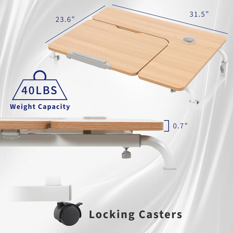 Mobile Over Bed Recliner Table