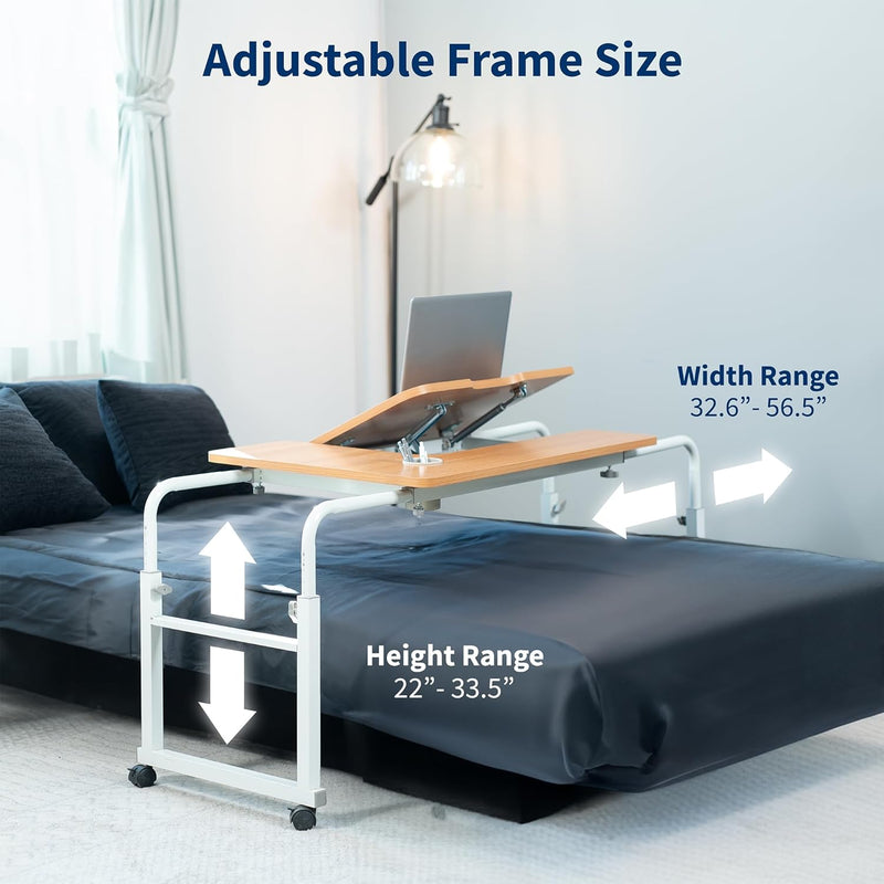 Mobile Over Bed Recliner Table