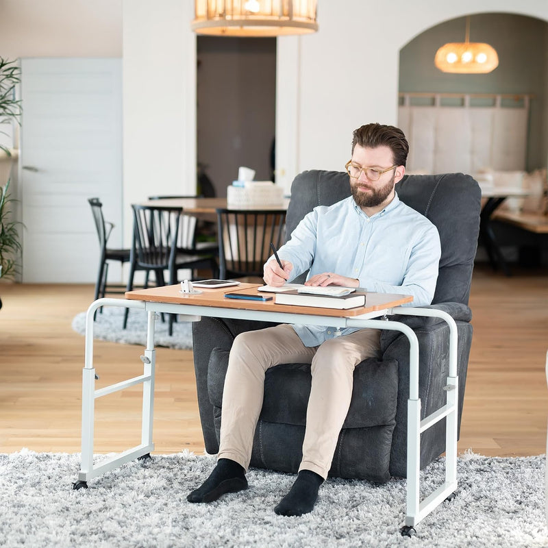 Mobile Over Bed Recliner Table