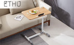 Mobile Overbed Table Height Adjustable with Wheels