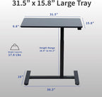 Mobile Side Table for Sofa Height Adjustable Laptop