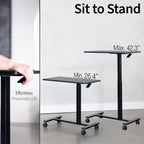 Mobile Side Table for Sofa Height Adjustable Laptop