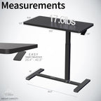 Mobile Side Table for Sofa Height Adjustable Laptop