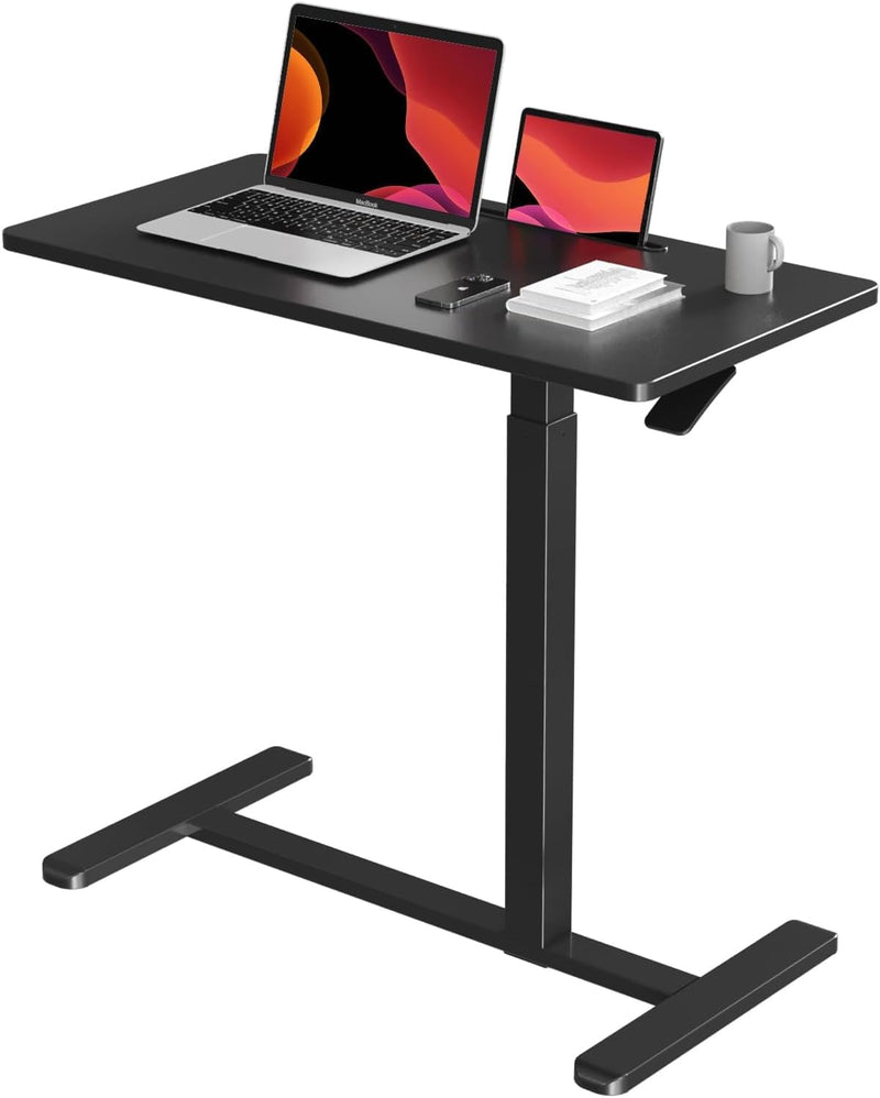 Mobile Standing Desk 80x40CM Overbed Bedside Table on