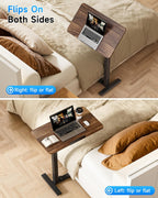 Mobile Standing Desk Laptop Pneumatic with Wheels Tilt