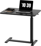 Mobile Standing Desk Over Bed Table with Wheels