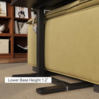 Mobile Standing Desk on Wheels Pneumatic Height Adjustable