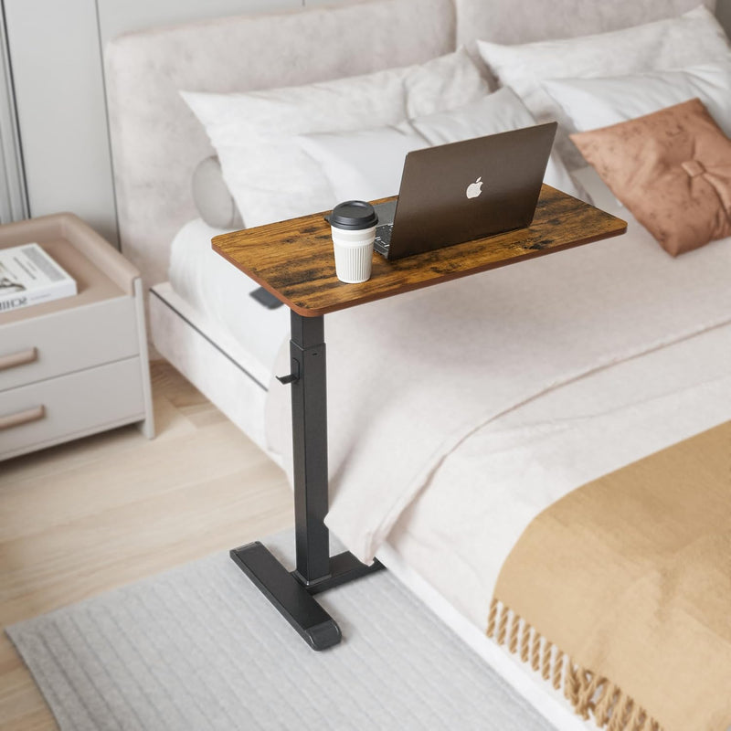 Mobile Standing Desk Upgrade Computer Workstation with Keyboard