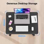 Mobile Standing Desk with 4 Rolling Castors Height