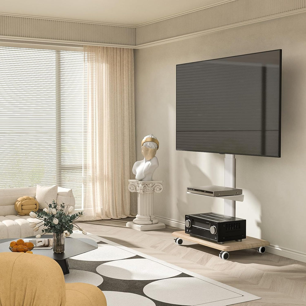 Mobile TV Stand on Wheels for 26-70 Inch