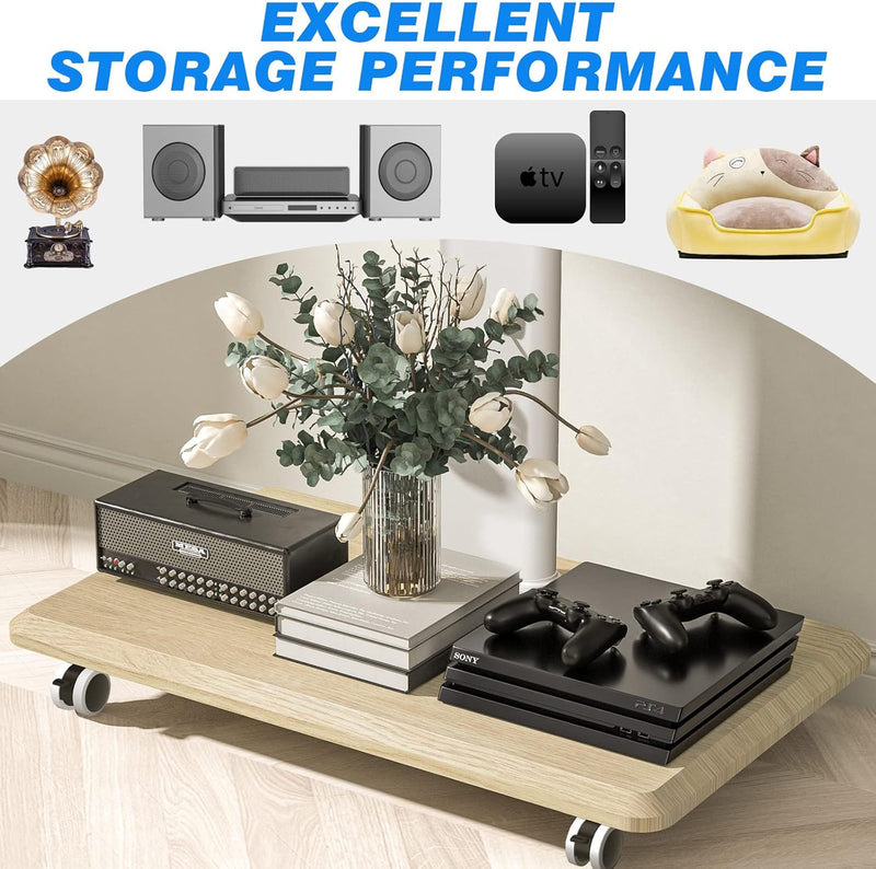 Mobile TV Stand on Wheels for 26-70 Inch