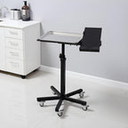 Mobile Tattoo Tray Cart with Wheels Height Adjustable