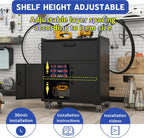 Mobile Tool Storage Cabinet with 1 Drawer