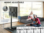 Mobile TV Cart Floor Stand on Wheels