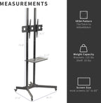Mobile TV Cart for 13 to 60 Inch