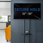 Mobile TV Cart for 13 to 60 Inch