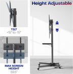 Mobile TV Cart for 32 to 83 Inch