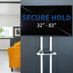 Mobile TV Cart for 32 to 83 Inch