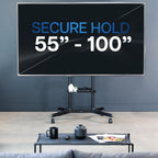 Mobile TV Cart for 55 to 100 Inch