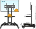 Mobile TV Cart on Wheels for 32'' to