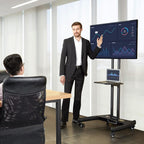 Mobile TV Cart on Wheels for 32'' to