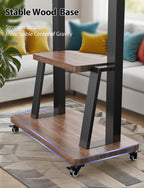 Mobile TV Floor Stand on Wheels for Most