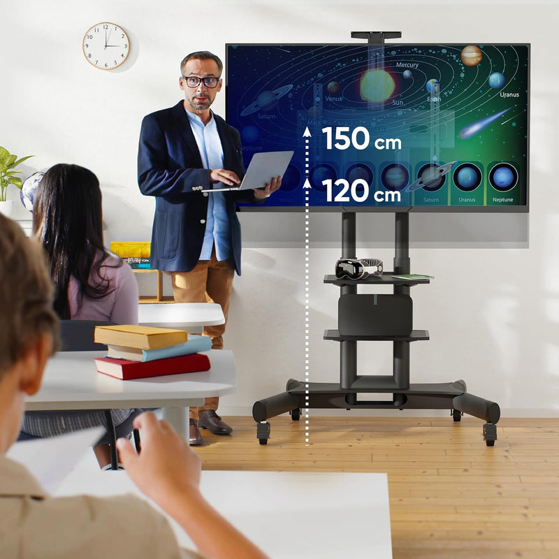Mobile TV Stand 43- Up to 65