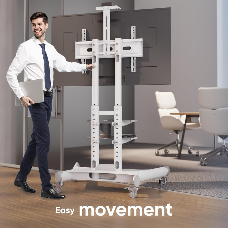 Mobile TV Stand 43- Up to 65