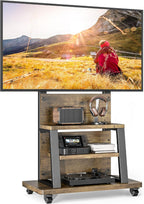 Mobile TV Stand Cabinet for 32-75 Inch Height