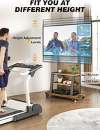 Mobile TV Stand Cabinet for 32-75 Inch Height