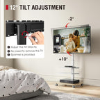 Mobile TV Stand for 32-65 Inch Tvs Up