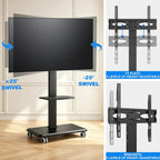 Mobile TV Stand on Wheels for 26-70 Inch