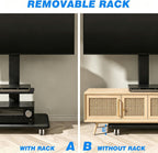 Mobile TV Stand on Wheels for 26-70 Inch
