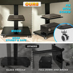 Mobile TV Stand on Wheels for 26-70 Inch