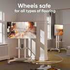 Mobile TV Stand on Wheels for 32" 65
